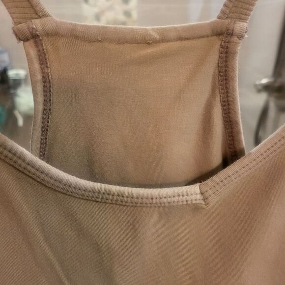 *READ LISTING* Free People Movement Hot Shot Mini Dress in Khaki Small - Picture 2 of 7